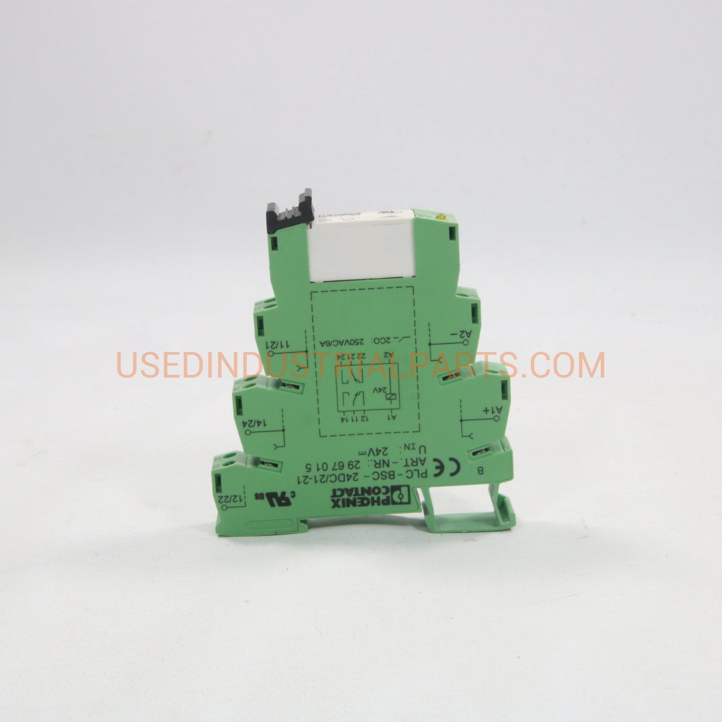 Phoenix Contact PLC-BSC-24DC/21-21 Relay Base & Single Relay-Relay Base & Relay-AC-06-02-Used Industrial Parts