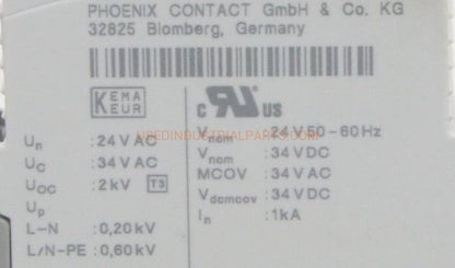 Phoenix Contact PLUGTRAB Surge Protection Device-Surge Protection Device-AE-04-05-04-Used Industrial Parts