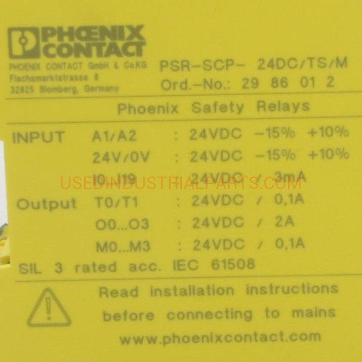 Phoenix Contact PSR SCP 24DC TS M Safety Relay-Safety Relay-AE-07-07-02-Used Industrial Parts