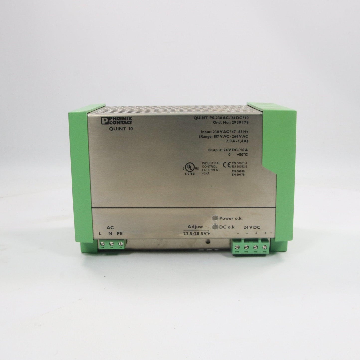 Phoenix Contact QUINT PS 230AC 24DC 10 Power Supply Unit-Power Supply Unit-Used Industrial Parts