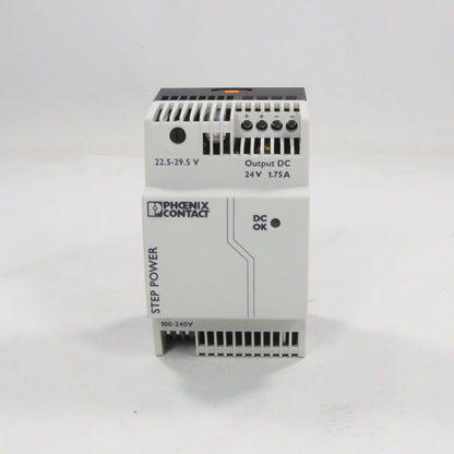 Phoenix Contact STEP - PS/1AC/24DC/1.75 Primary Switched-Mode Power Supply-Primary Switched-Mode Power Supply-Used Industrial Parts
