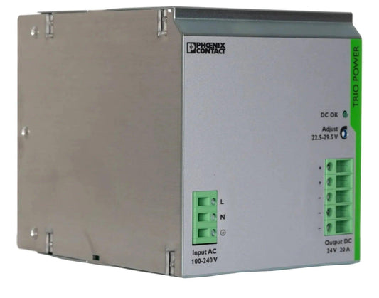Phoenix Contact TRIO-PS/1AC/24DC/20 Primary Switched Power Supply-Primary Switched Power Supply-CA-02-07-01-6152428576545-Used Industrial Parts