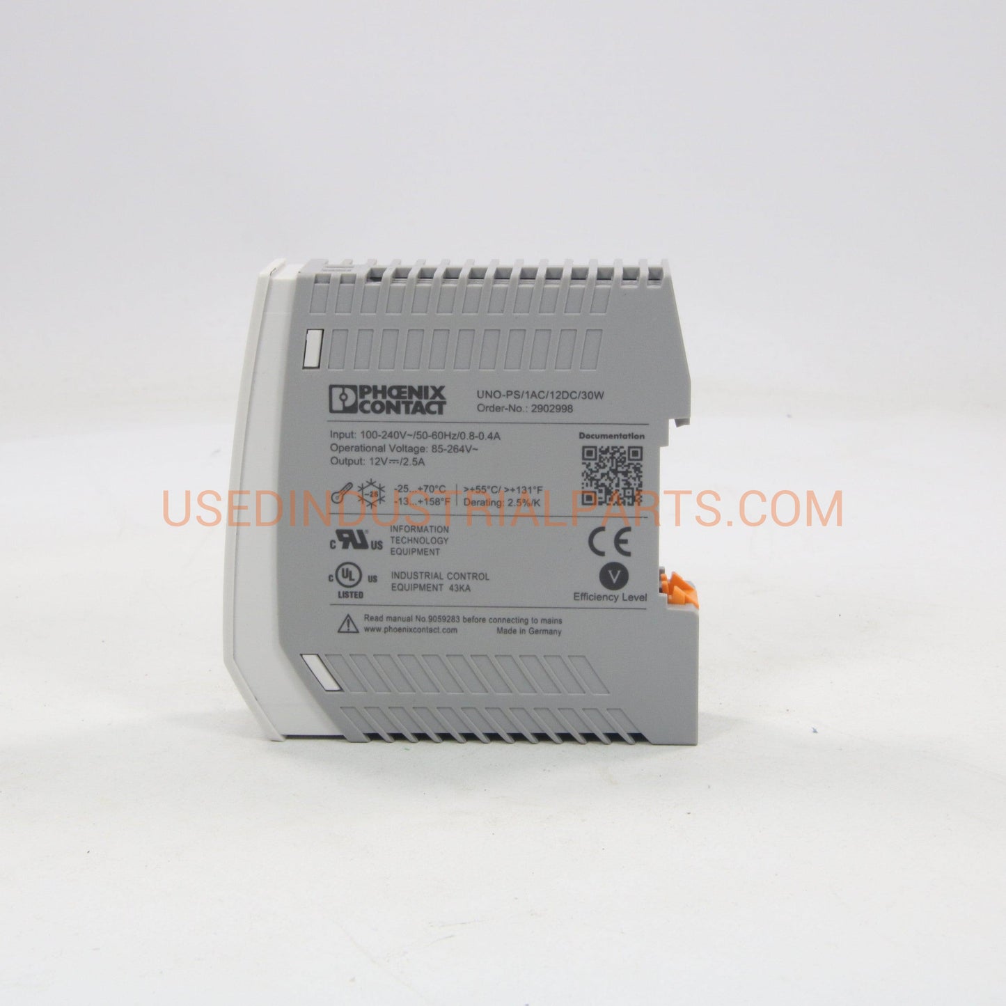 Phoenix Contact UNO-PS/1AC/12DC/30W-Power Supply-AA-06-05-Used Industrial Parts