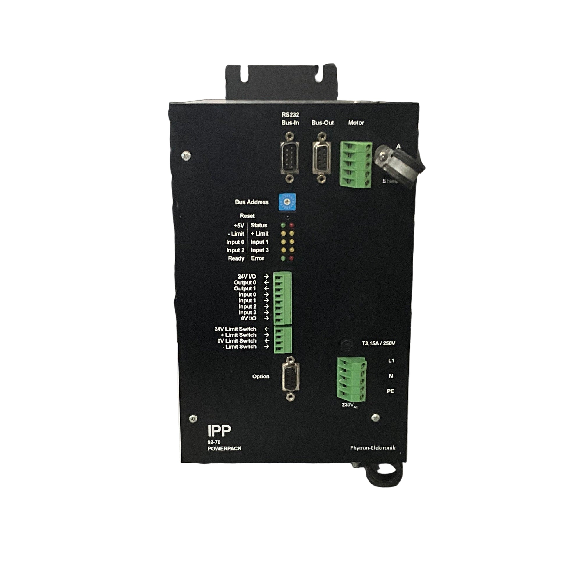 Phytron-Elektronik IPP 92-70 Stepper Motor Powerpack-Stepper Motor Powerpack-Used Industrial Parts
