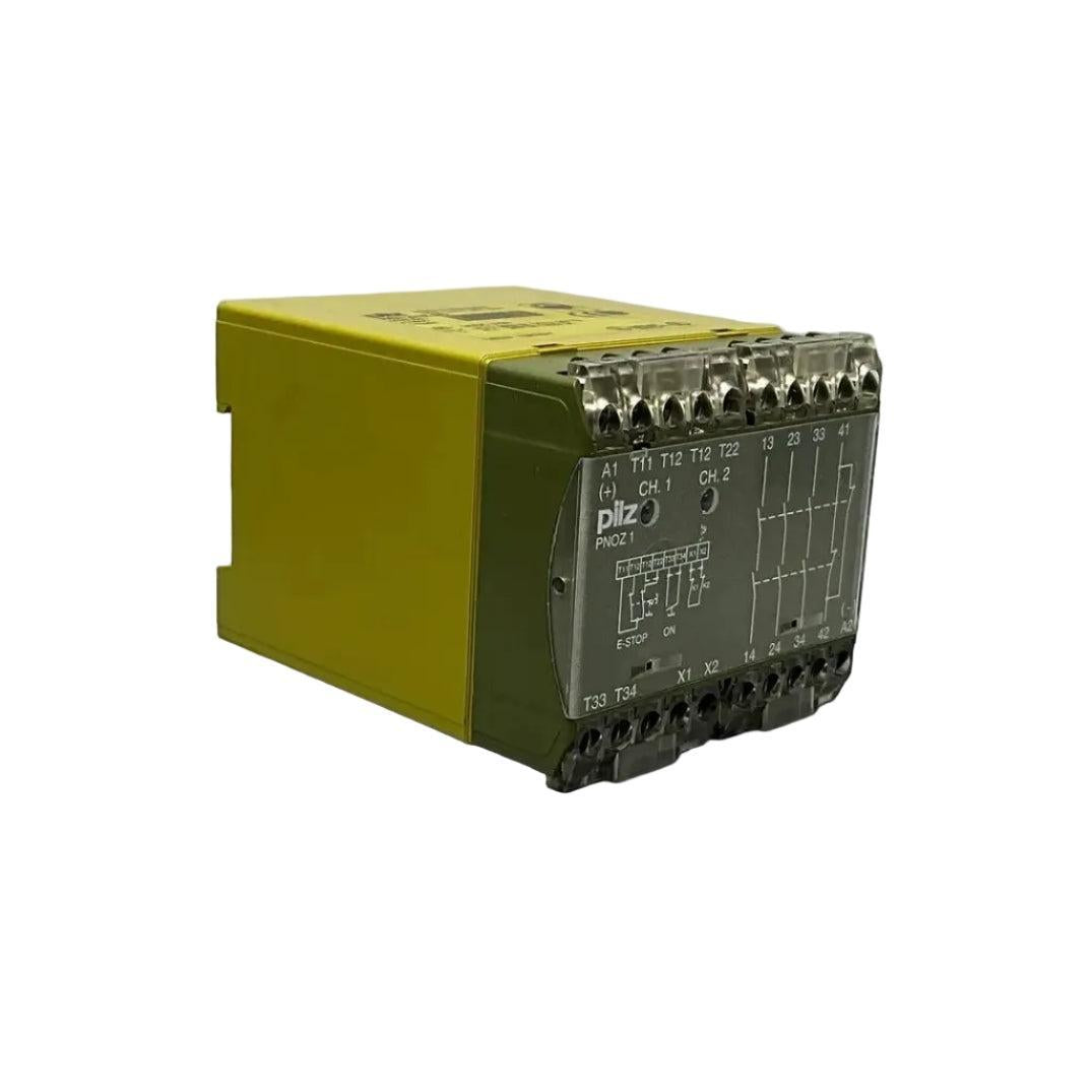 Pilz PNOZ 1 24 V DC 3S10 Safety Relay - 475695-Safety Relay-01-AB-01-04-08-6152430267202-Used Industrial Parts