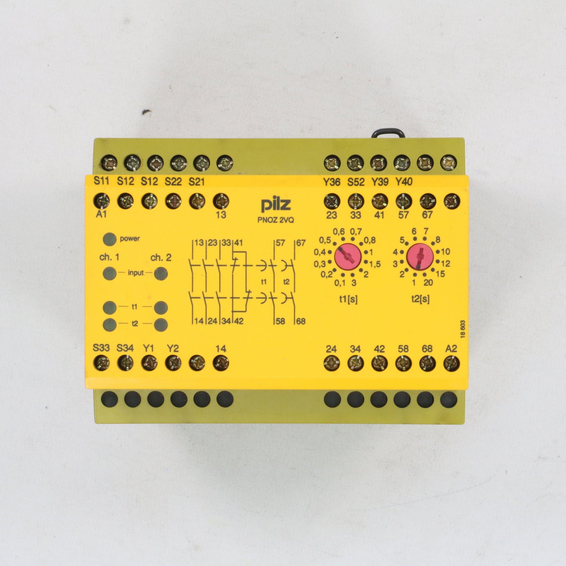 Pilz PNOZ 2VQ Safety Relay 774013-Safety Relay-Used Industrial Parts