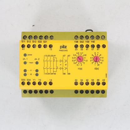 Pilz PNOZ 2VQ Safety Relay 774013-Safety Relay-Used Industrial Parts