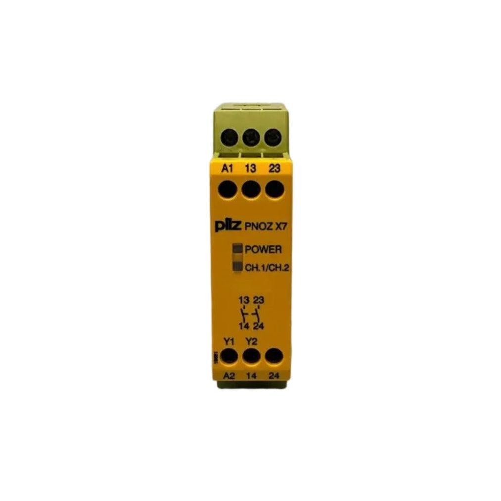 Pilz PNOZ X7 24VACDC 2n/o Safety Relay - 774059-Safety Relay-Used Industrial Parts