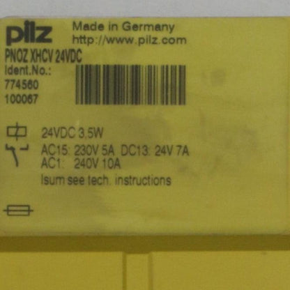 Pilz PNOZ XHCV 774560 Safety Relay-Safety Relay-Used Industrial Parts