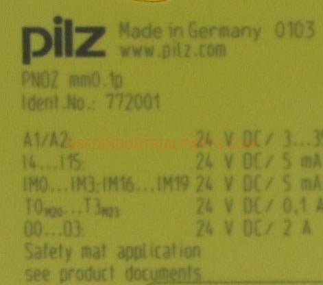 Pilz PNOZ mm0.1p Basic Unit-Expandable Controller-AC-06-05-Used Industrial Parts