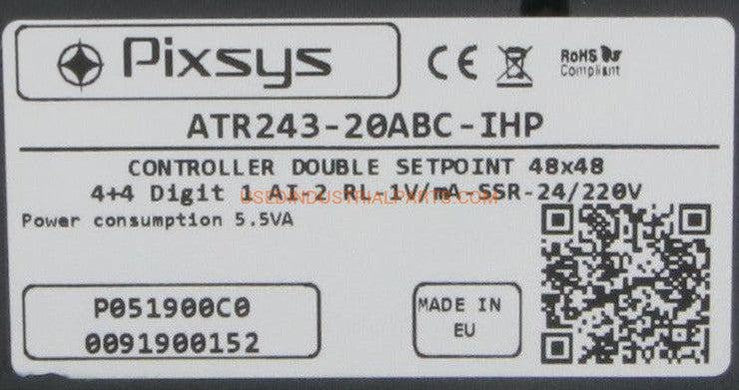 Pixsys ATR243-20ABC-IHP Temperature Controller-Temperature Controller-AC-07-06-01-Used Industrial Parts