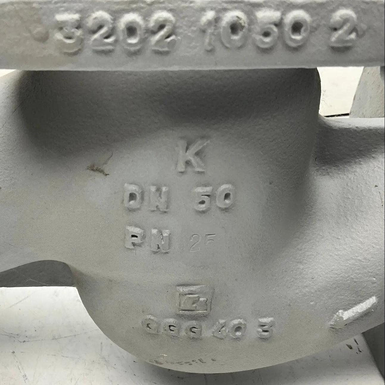 RTK Regeltechnik DN50 PN25 Globe Control Valve-Globe Control Valve-Used Industrial Parts