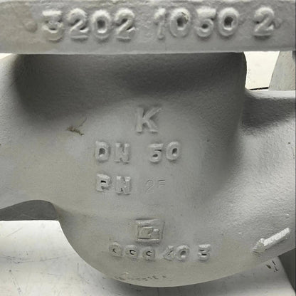 RTK Regeltechnik DN50 PN25 Globe Control Valve-Globe Control Valve-Used Industrial Parts