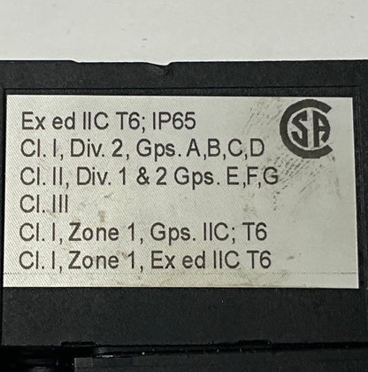 R. Stahl 8070/1-1-HR311 Position Switch-Position Switch-Used Industrial Parts