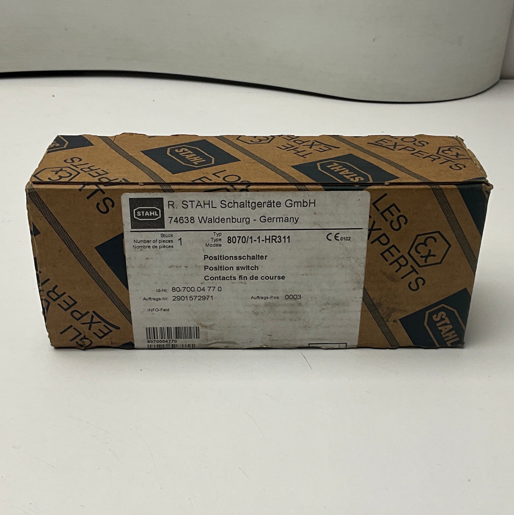 R. Stahl 8070/1-1-HR311 Position Switch-Position Switch-Used Industrial Parts