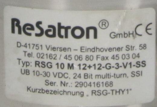 ReSatron Multi-Turn Encoder RSG 10M 12+12-G-3-V1-SS-Multi-Turn Encoder-Used Industrial Parts