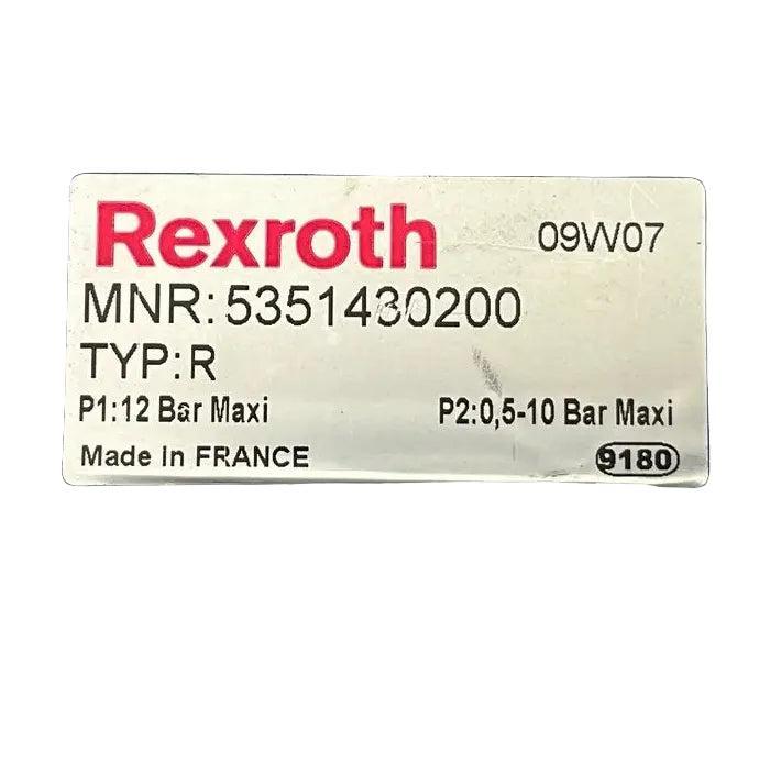 Rexroth 5351430200 Precision Pneumatic Pressure Regulator Module-Precision Pneumatic Pressure Regulator Module-Used Industrial Parts