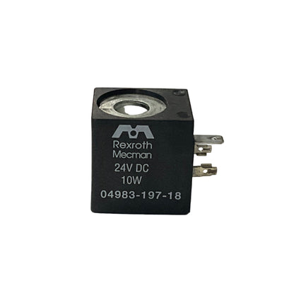 Rexroth Mecman 04983-197-18 Solenoid Valve Coil-Solenoid Valve Coil-Used Industrial Parts