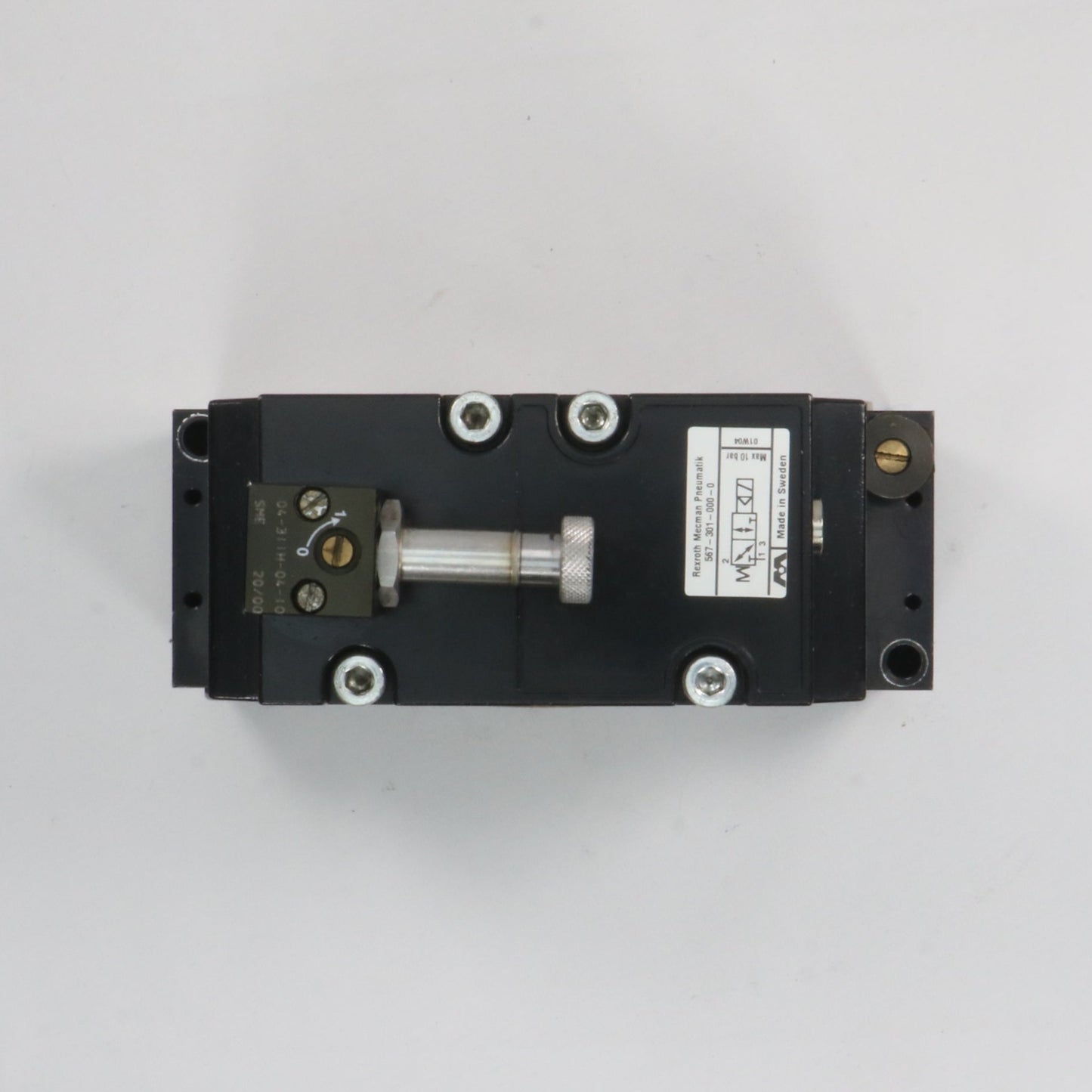 Rexroth Mecman Pneumatik Valve Block-Pneumatic Valve Block-Used Industrial Parts