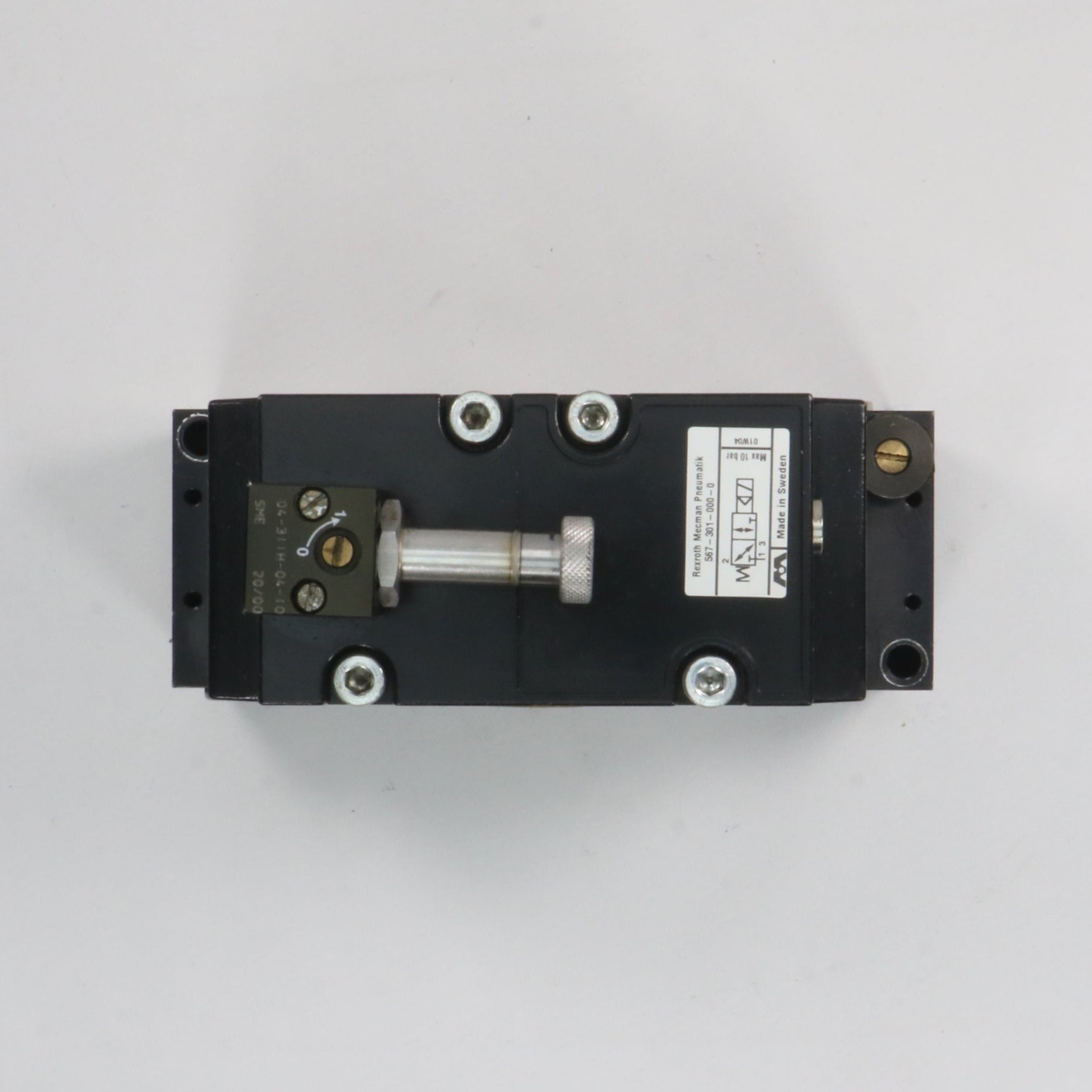 Rexroth Mecman Pneumatik Valve Block-Pneumatic Valve Block-Used Industrial Parts