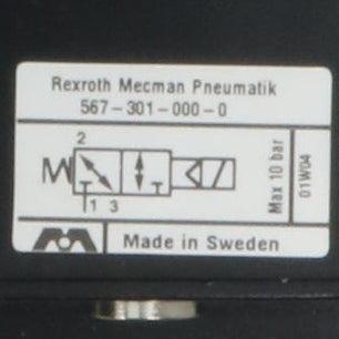 Rexroth Mecman Pneumatik Valve Block-Pneumatic Valve Block-Used Industrial Parts