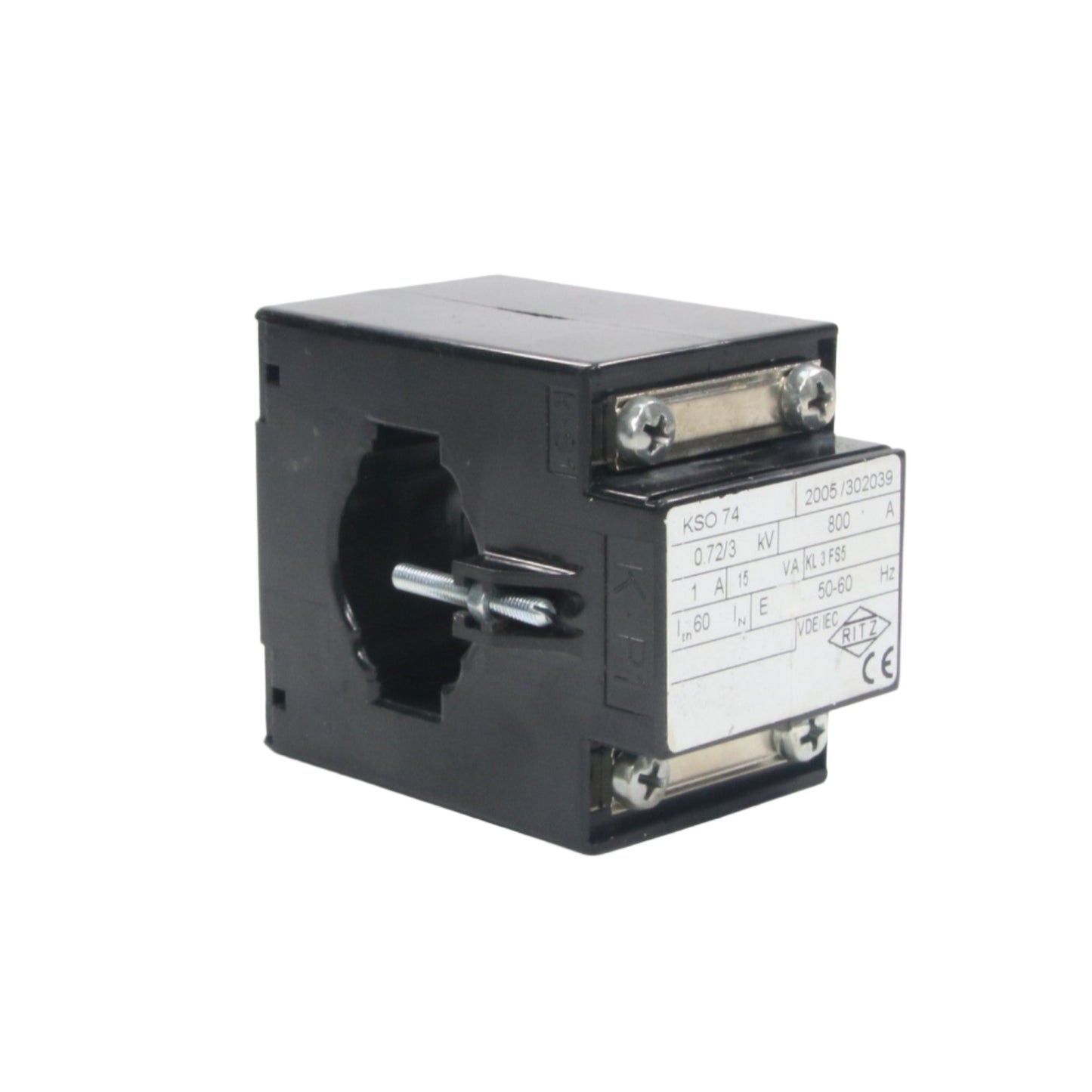 Ritz KSO 74 Indoor Slip-over Current Transformer-Current Transformer-Used Industrial Parts