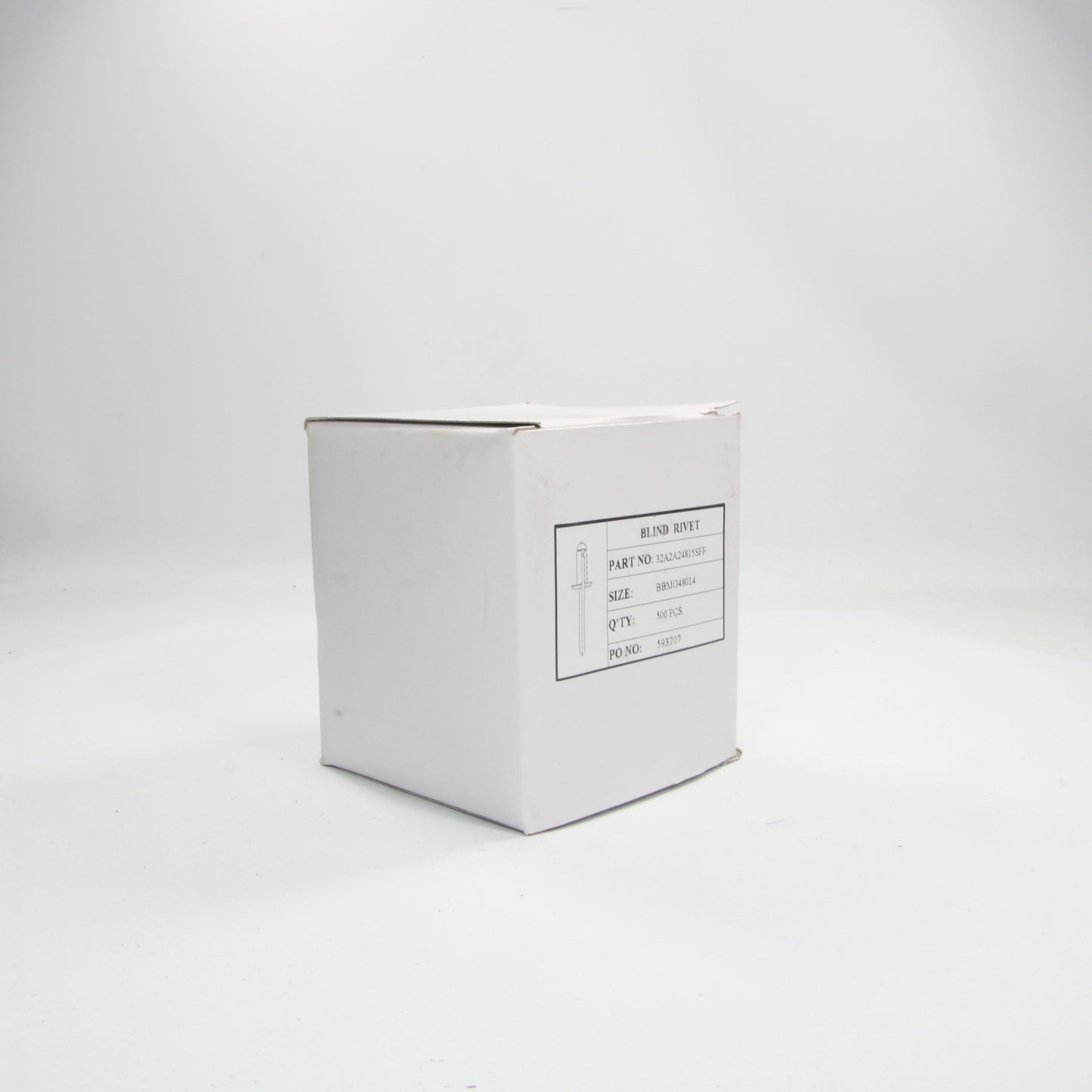 Rivet Multi Grip Rivet Bufab 32A2A24815SFF 500x-Rivet Blind Rivet-Used Industrial Parts