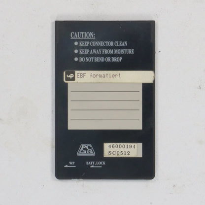 SCM PC Card SRAM 512KB-PC Card SRAM-Used Industrial Parts