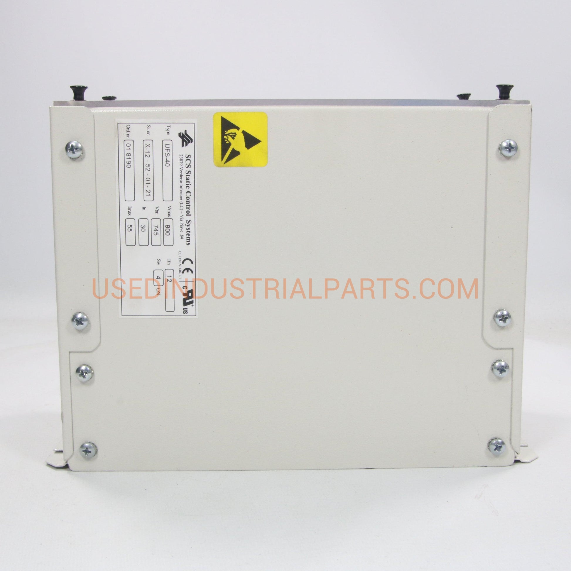 SCS Static Control Systems UFS-40 Brake Unit-Brake Unit-AA-02-08-Used Industrial Parts