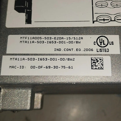 SEW Eurodrive Movifit MTF11A005-503-E20A-15/S12A Frequency Inverter-Frequency Inverter-Used Industrial Parts