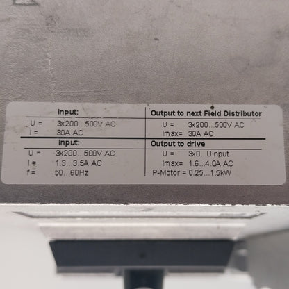 SEW Eurodrive Movimot MQD32A MM15D 503 00 Z30F 0 AF1 DeviceNet Field Distributor-DeviceNet Field Distributor-Used Industrial Parts