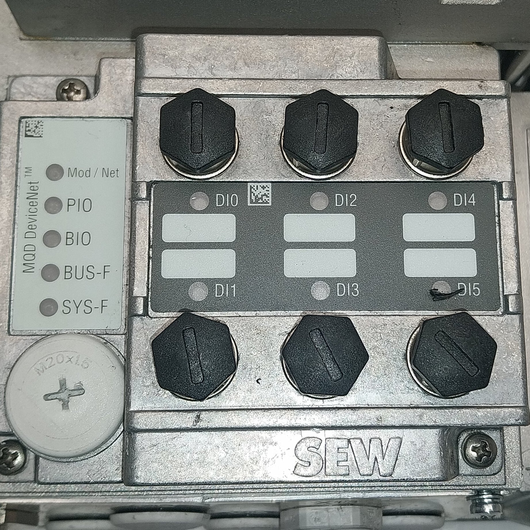 SEW Eurodrive Movimot MQD32A MM15D 503 00 Z30F 0 AF1 DeviceNet Field Distributor-DeviceNet Field Distributor-Used Industrial Parts