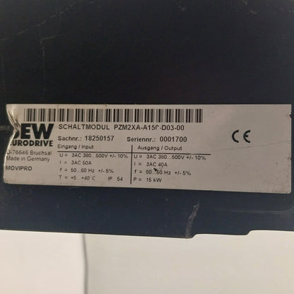 SEW Eurodrive Movipro PHC22A A150M1 D10A 00 Field Inverter-Field Inverter-Used Industrial Parts