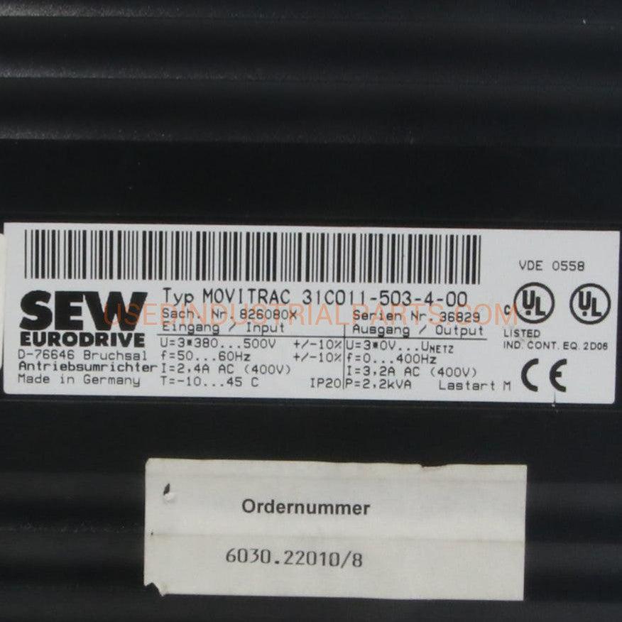 SEW Eurodrive Movitrac 31C011 503 4 00 Frequency Inverter-Frequency Inverter-CA-07-05-04-Used Industrial Parts