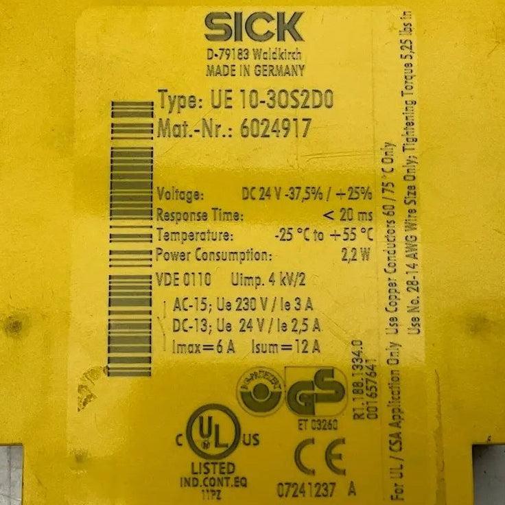 SICK UE 10-30S2DO Intelliface-Safety Relay-Used Industrial Parts