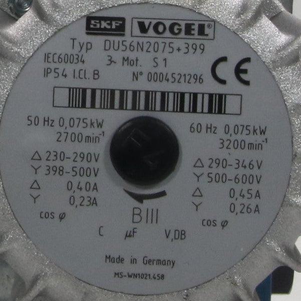 SKF Vogel DU56N2075+399 Motor & MFE5-2000+399 Gear Pump Assembly-Motor-Driven Gear Pump Assembly-Used Industrial Parts