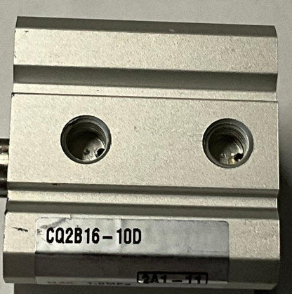 SMC CQ2B16-10D Compact Cylinder-Compact Cylinder-Used Industrial Parts