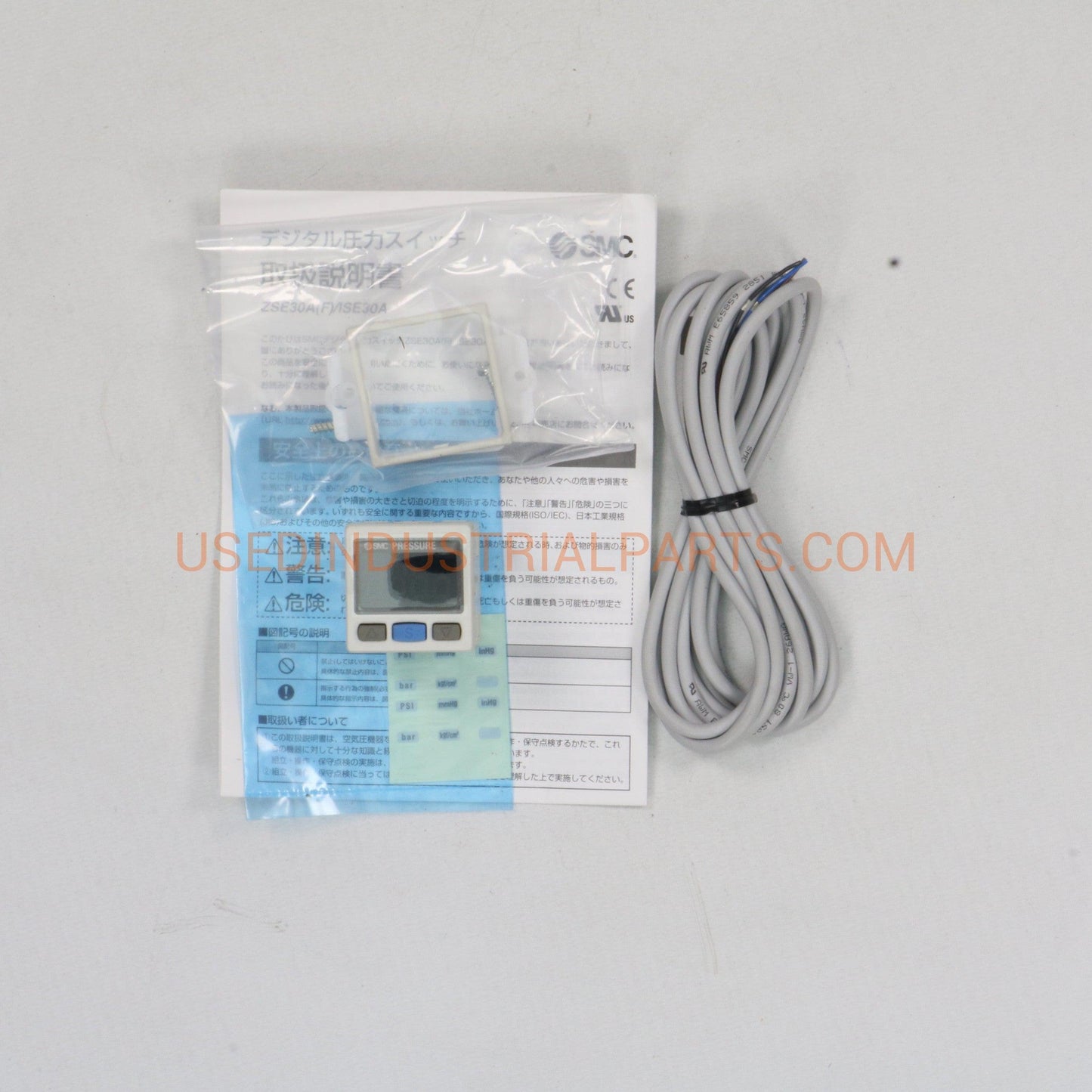 SMC Digital Pressure Switch ISE30A-01-P-Digital Pressure Switch-DA-02-02-Used Industrial Parts