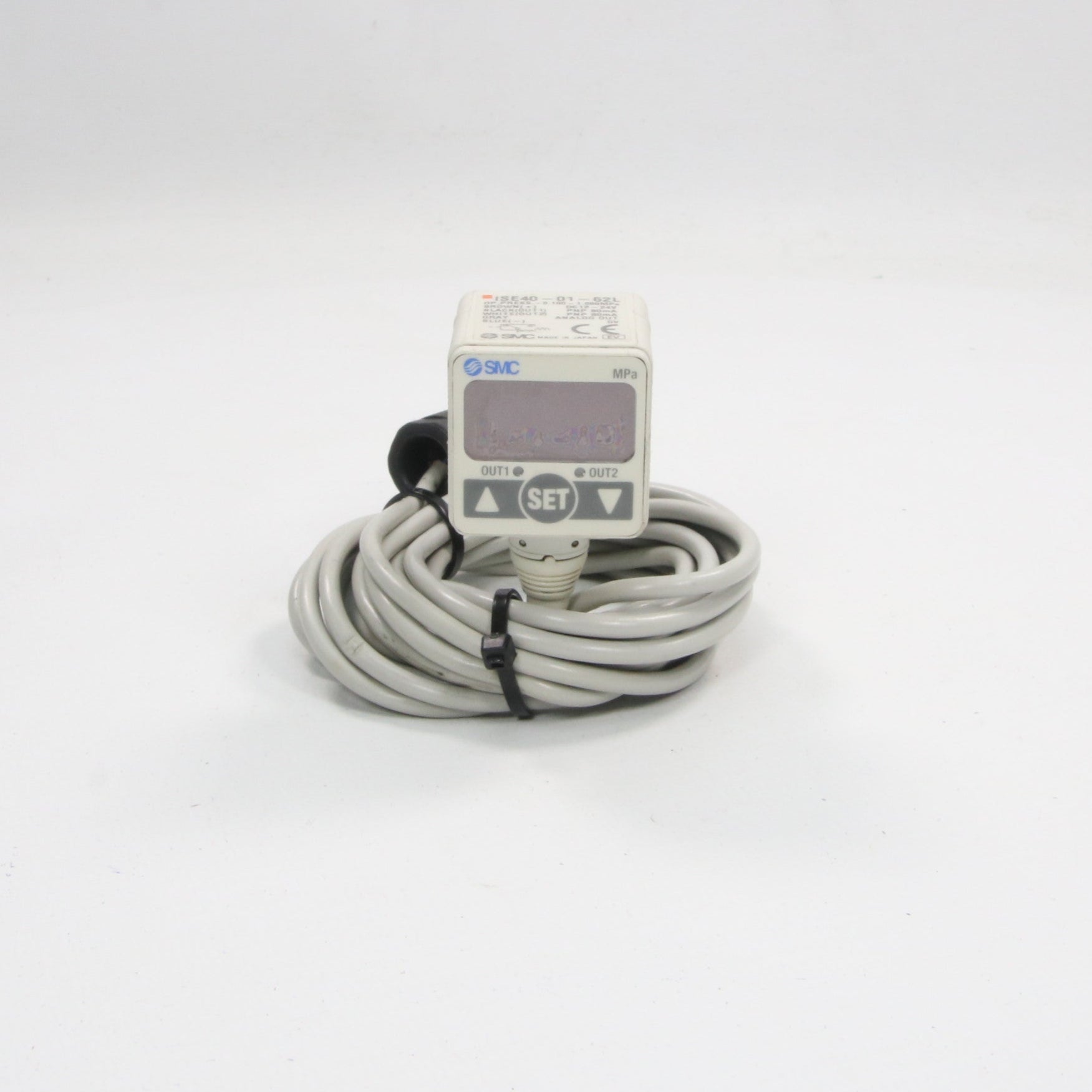 SMC ISE40 01 62L Digital Pressure Switch-Digital Pressure Switch-Used Industrial Parts