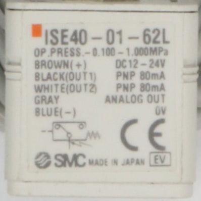 SMC ISE40 01 62L Digital Pressure Switch-Digital Pressure Switch-Used Industrial Parts