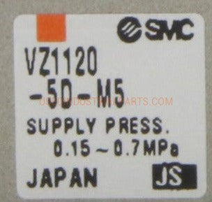 SMC VZ1120-5D-M5 Solenoid Valve-Solenoid Valve-BC-01-06-Used Industrial Parts