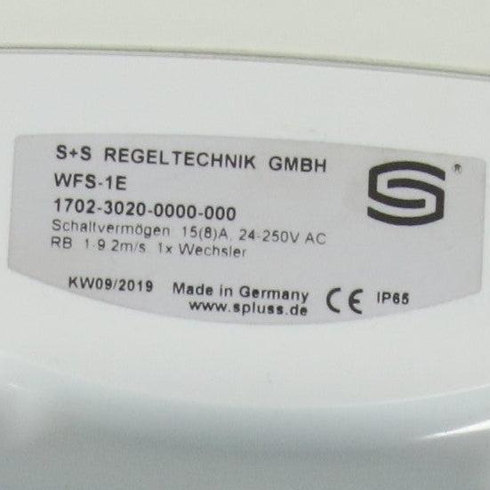 S+S Regeltechnik GmbH WFS-1E Vane Operated Flow Switch-Vane Operated Flow Switch-Used Industrial Parts