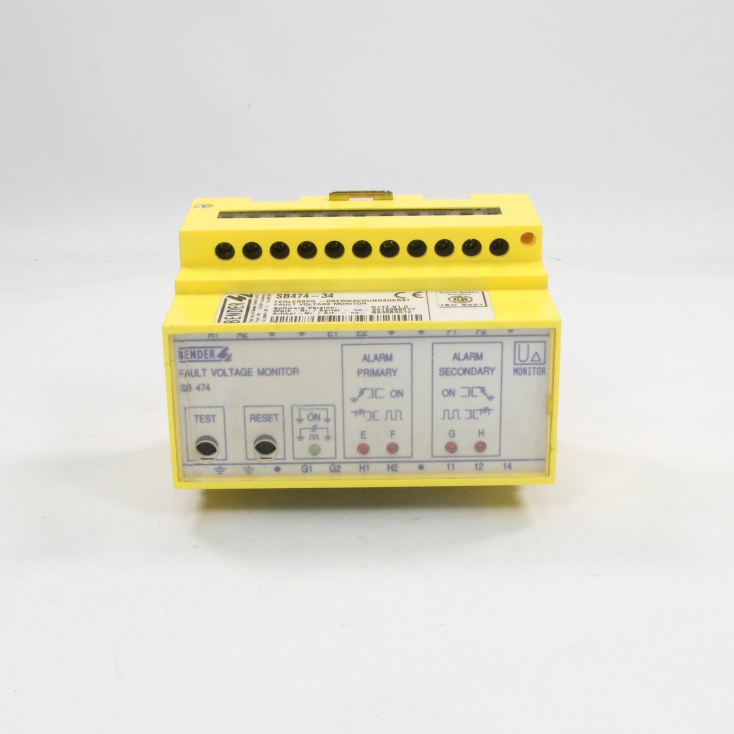 Bender SB474 34 Fault Voltage Monitor