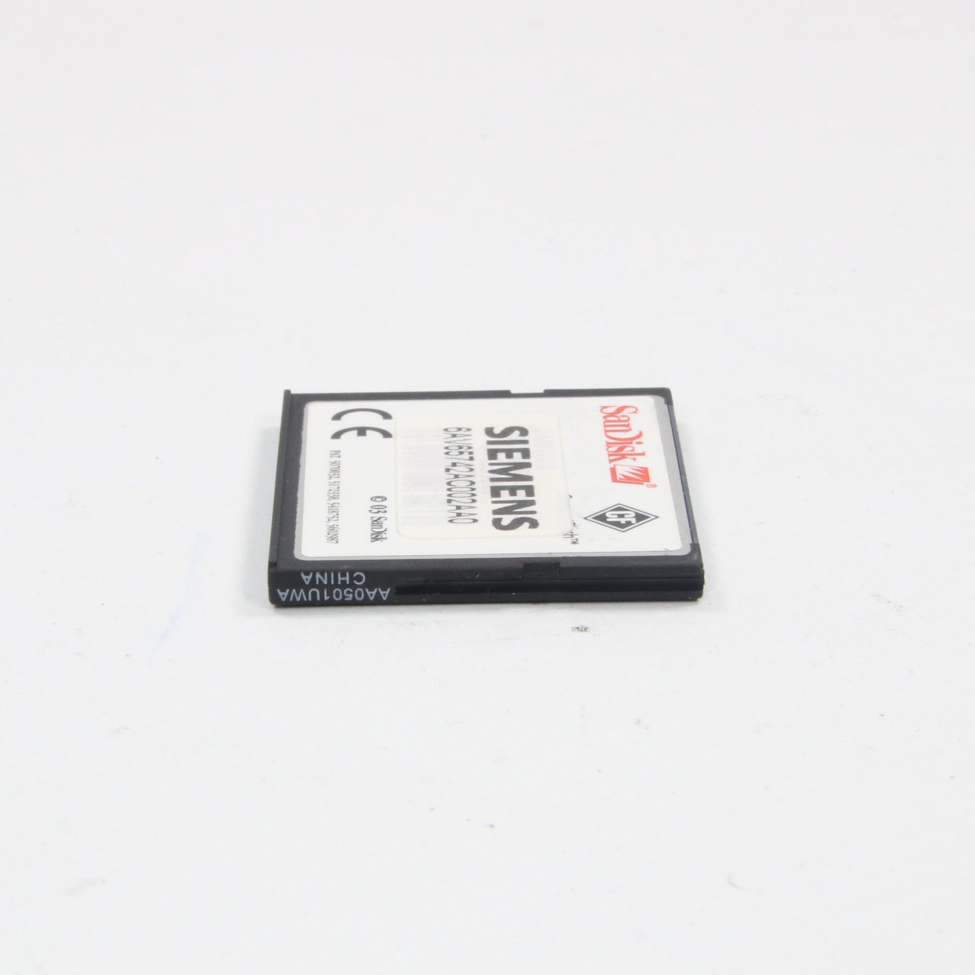 Siemens 6AV6574 2AC00 2AA0 32MB Compact Flash Card-Compact Flash Card-Used Industrial Parts