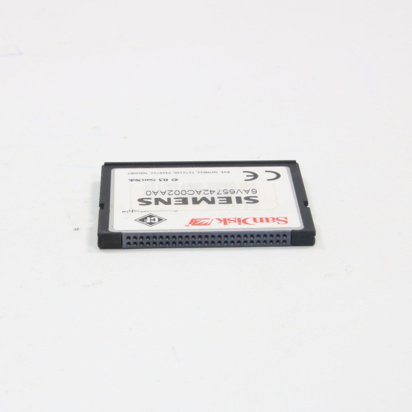 Siemens 6AV6574 2AC00 2AA0 32MB Compact Flash Card-Compact Flash Card-Used Industrial Parts