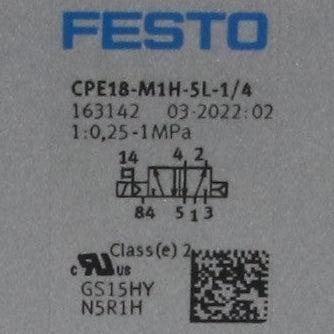 Festo CPE18-M1H-5L-1/4 Directional Control Valve - 163142