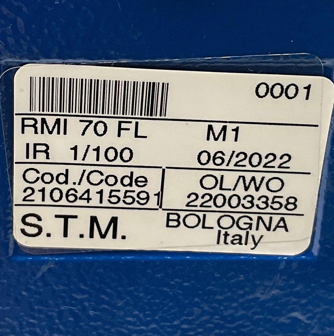 STM RMI 70 FL Right Angle Worm Gearbox-Right Angle Worm Gearbox-Used Industrial Parts