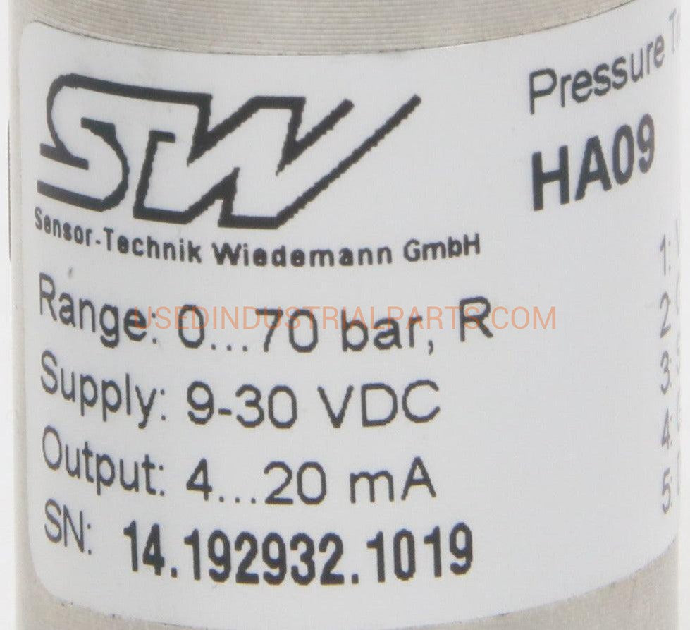 STW Pressure Transmitter HA09-Pressure Transmitter-CD-02-07-Used Industrial Parts