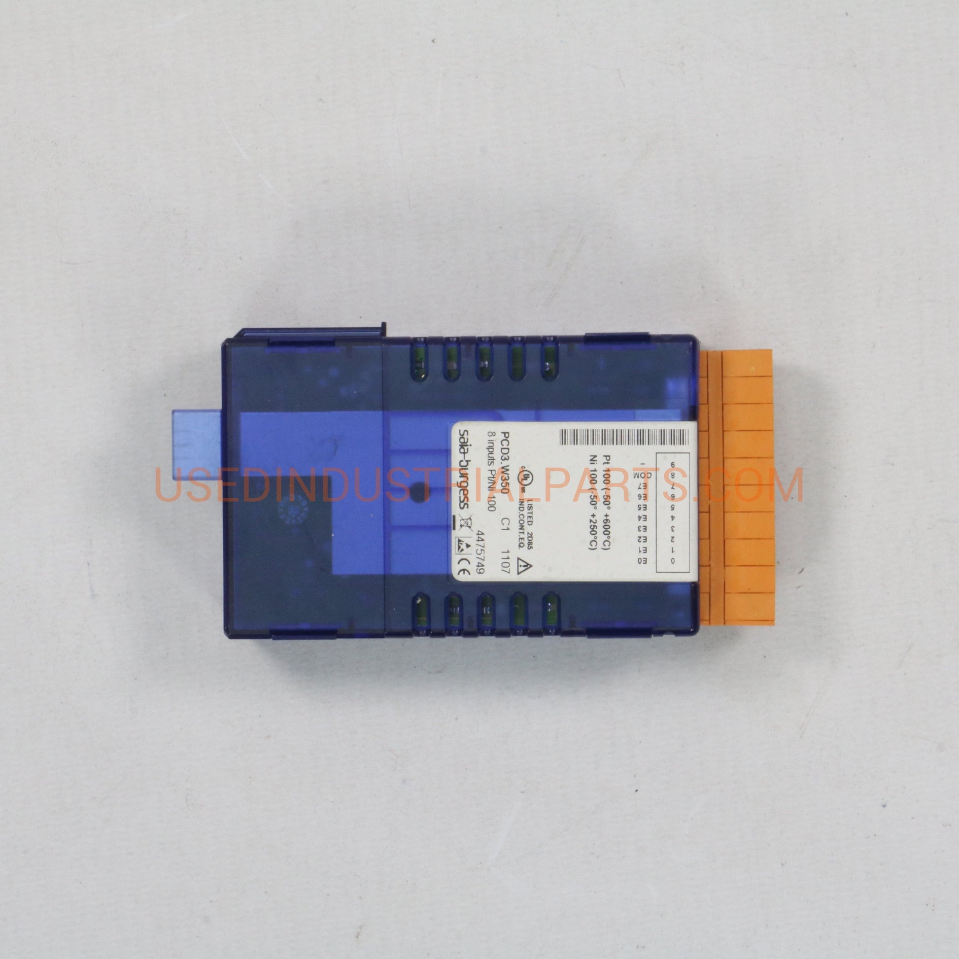 Saia-Burgess PCD3.W350 Analog Input Module-Analog Input Module-AC-06-05-Used Industrial Parts