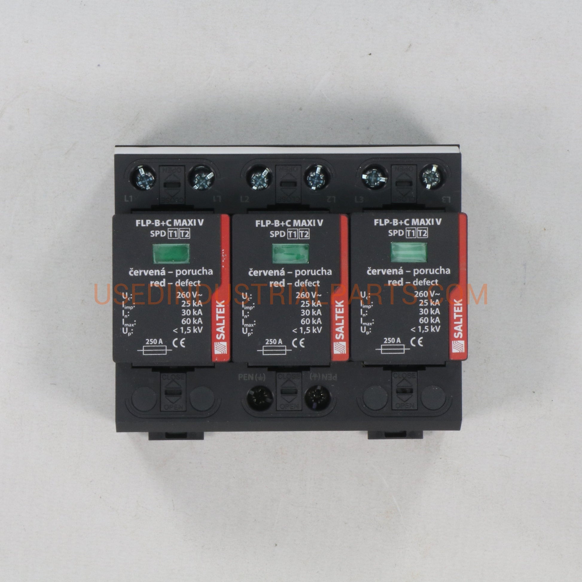 Saltek FLP-B+C Maxi VS/3 Surge Protector-Surge Protector-AE-04-04-02-Used Industrial Parts